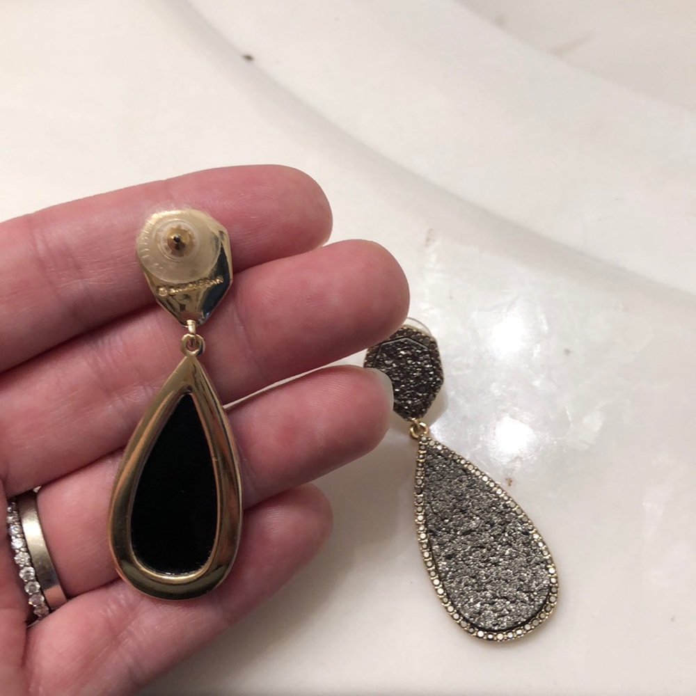 Bauble Bar (Drusy type) Earrings - Picture 3 of 3